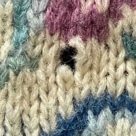 Vintage Outback Red Women's Medium Floral Cardigan Sweater 100% Wool Knit - Picture 14 of 16